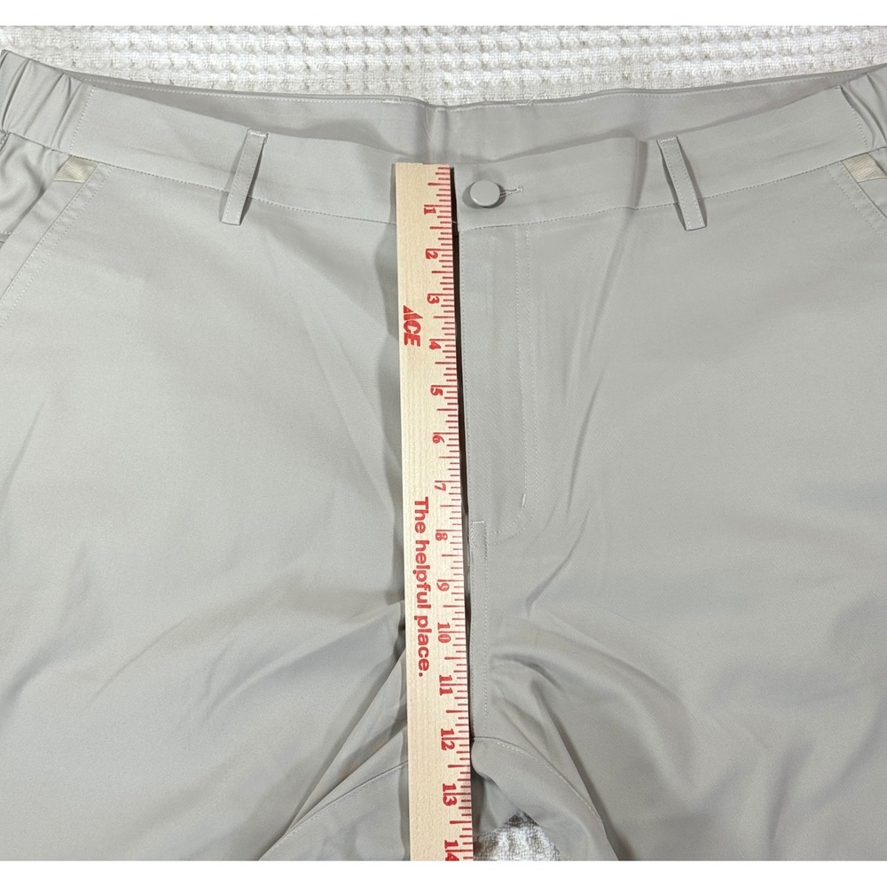 JACK ARCHER Jetsetter Tech Pants Mens 40x32 (40x31) Stone Gray Performance Golf - Picture 7 of 9